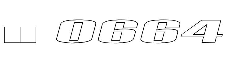 Telford Hollow Italic  Скачать бесплатные шрифты