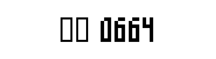 3x7 High  Скачать бесплатные шрифты