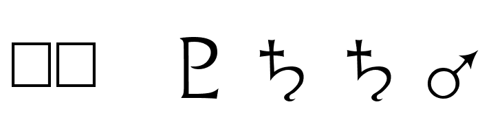 Astrological  Скачать бесплатные шрифты