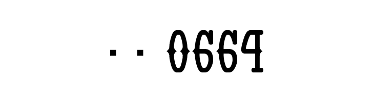 Yatsurano Western  Скачать бесплатные шрифты