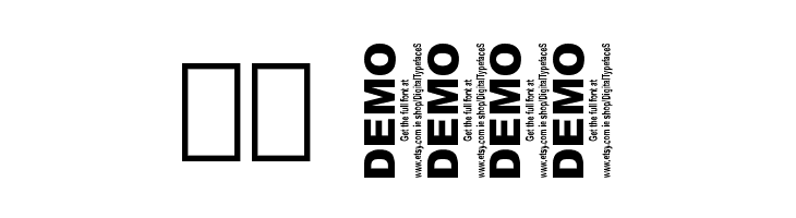 Zentyp Demo Regular  Скачать бесплатные шрифты