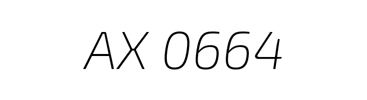 Exo 2.0 Extra Light Italic  Скачать бесплатные шрифты