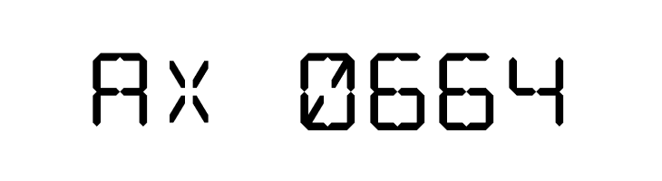 LCD Display: 14 Segment  Скачать бесплатные шрифты