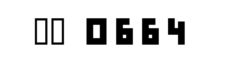 Bulky Pixels  Скачать бесплатные шрифты