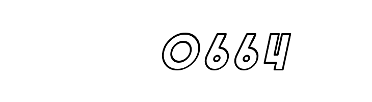 SF Speakeasy Outline Oblique  Скачать бесплатные шрифты