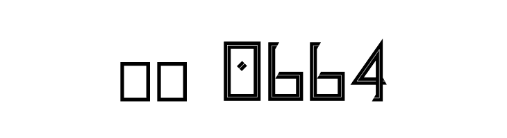 Runic Sans Inline  Скачать бесплатные шрифты