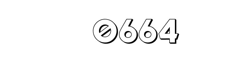 Sea Gardens 3D Regular  Скачать бесплатные шрифты