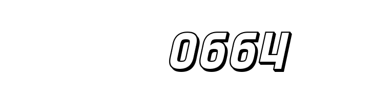 SF Speedwaystar Shaded Oblique  Скачать бесплатные шрифты