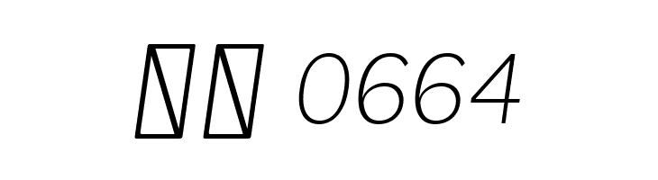 Cheyenne Sans Thin Italic  Скачать бесплатные шрифты