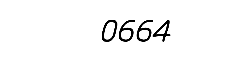 Chirota Italic  Скачать бесплатные шрифты