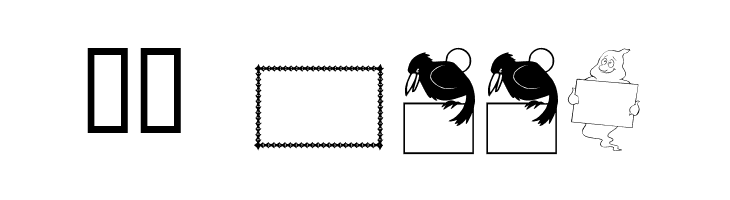 LCR Frightful Frames   Скачать бесплатные шрифты