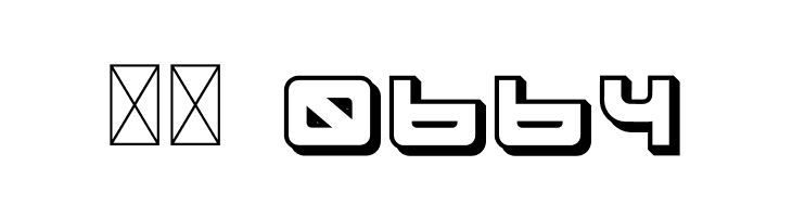 XHARP 3D  Скачать бесплатные шрифты