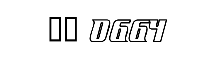 Fontovision IV outline  Скачать бесплатные шрифты