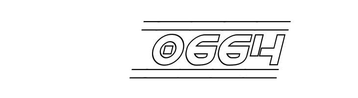 Barcade Outline Italic  Скачать бесплатные шрифты