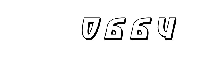 SF Retroesque Shaded Oblique  Скачать бесплатные шрифты