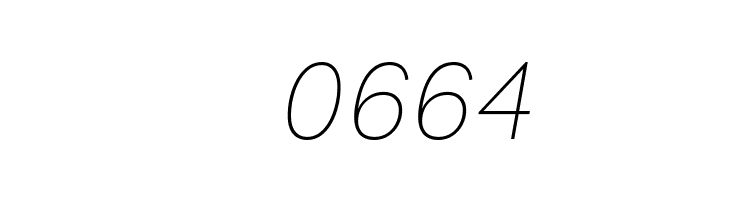 Livvic Thin Italic  Скачать бесплатные шрифты