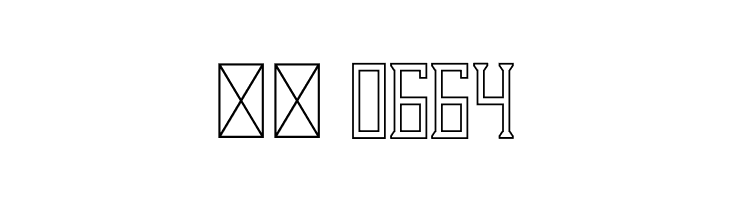 Dezert Outline  Скачать бесплатные шрифты