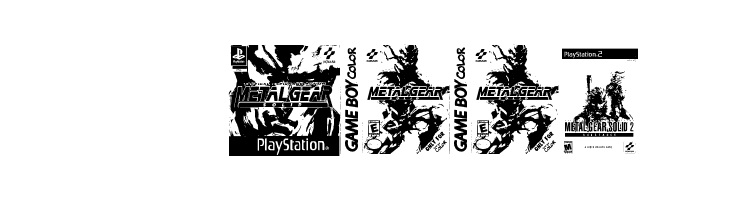 Metal Gear Solid The Phantom Font  Скачать бесплатные шрифты