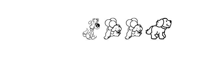 Pupies  Скачать бесплатные шрифты