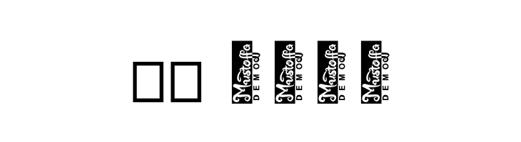 Mustoffa  Скачать бесплатные шрифты