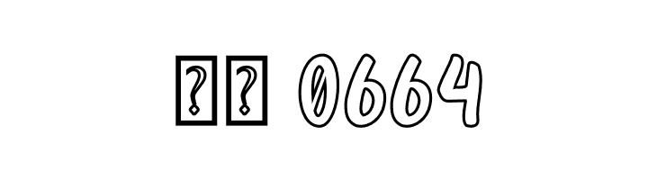 Oleander Cakes Outline  Скачать бесплатные шрифты