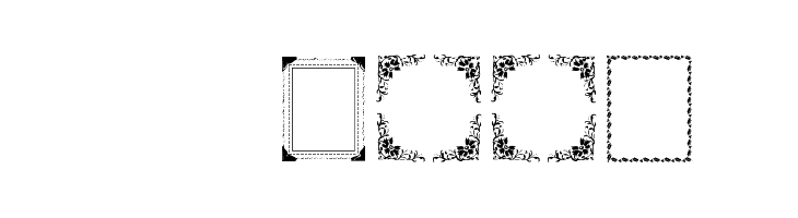 Lots of Frames  Скачать бесплатные шрифты