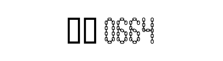 ChainFontBlack  Скачать бесплатные шрифты