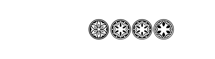 Circular Ornaments Regular  Скачать бесплатные шрифты