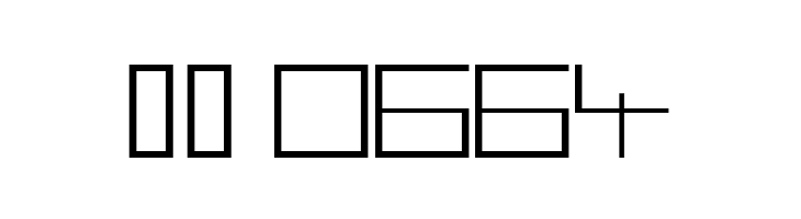 Square Unique Thin  Скачать бесплатные шрифты