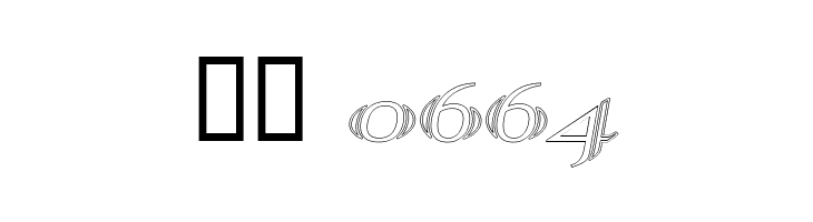 AlphaRev Hollow  Скачать бесплатные шрифты