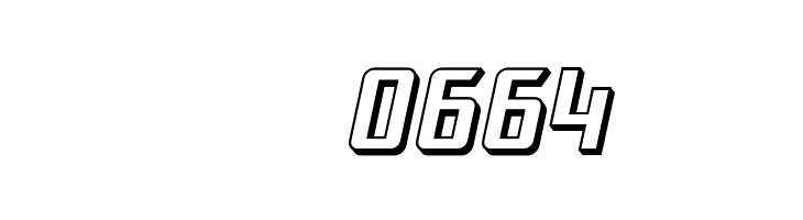 SF Electrotome Shaded Oblique  Скачать бесплатные шрифты