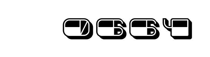 Toledo Filled Partial Regular  Скачать бесплатные шрифты