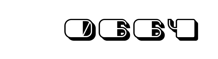 Toledo Hollow Regular  Скачать бесплатные шрифты