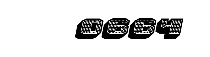 Magia 3D Neon Italic  Скачать бесплатные шрифты