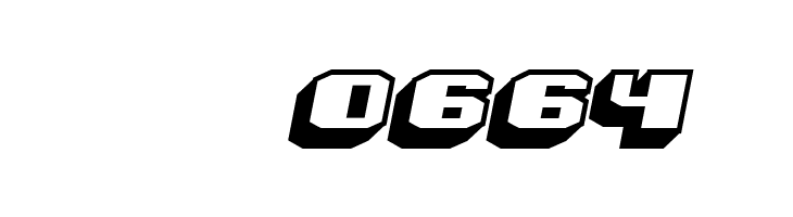 Magia 3D Hollow Italic  Скачать бесплатные шрифты