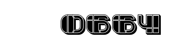 Large Filled Regular  Скачать бесплатные шрифты