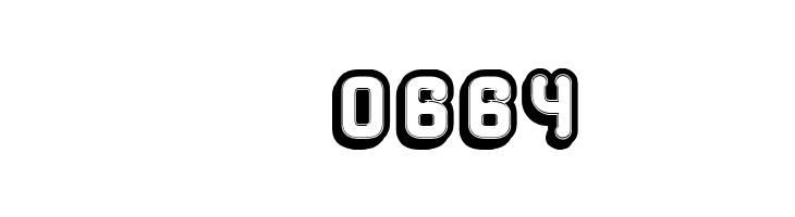 Rockefeller 3D Hollow Flat Regular  Скачать бесплатные шрифты