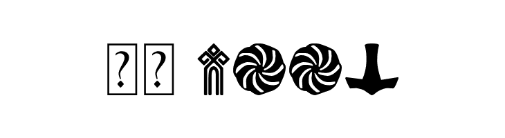 Pagan Symbols  Скачать бесплатные шрифты