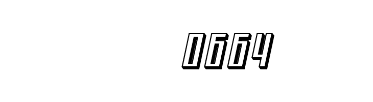 SF Square Root Shaded Oblique  Скачать бесплатные шрифты