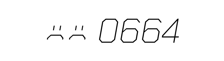 Tomorrow ExtraLight Italic  Скачать бесплатные шрифты