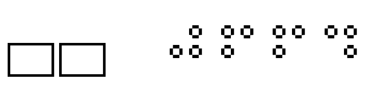 Braille pixel hc  Скачать бесплатные шрифты