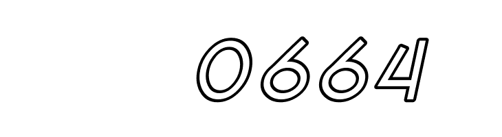 SF Diego Sans Outline Oblique  Скачать бесплатные шрифты