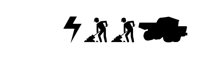 working signs tfb  Скачать бесплатные шрифты