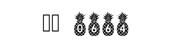 Pineapple_Mono  Скачать бесплатные шрифты