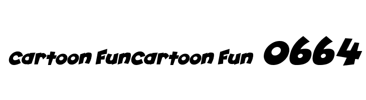 Cartoon Fun Italic  Скачать бесплатные шрифты