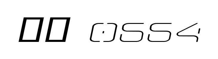 AunchantedThinExpandedOblique  Скачать бесплатные шрифты