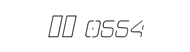 Aunchanted Thin Oblique  Скачать бесплатные шрифты