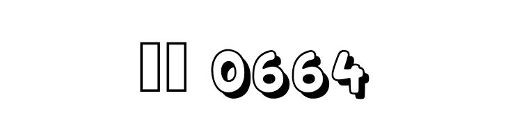 Bubblee Kids Shadow Regular  Скачать бесплатные шрифты