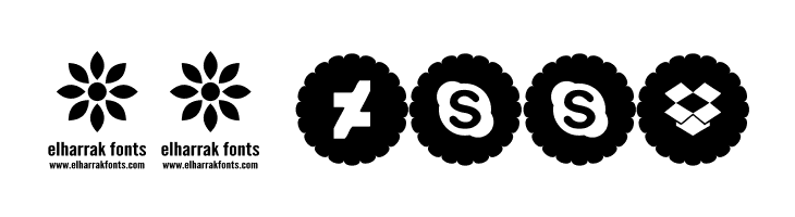 Bottons Social Media 2019  Скачать бесплатные шрифты