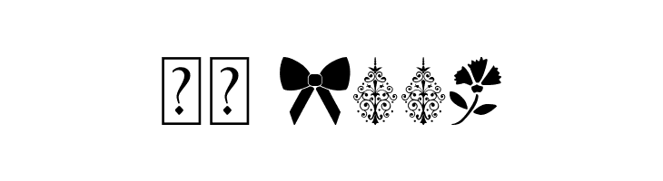 Ornaments Salad  Скачать бесплатные шрифты